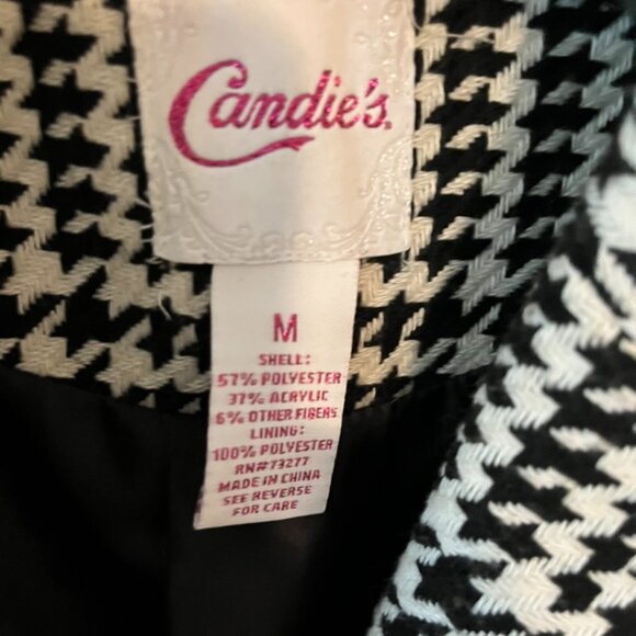 Candies Houndstooth Blazer - Picture 2 of 3